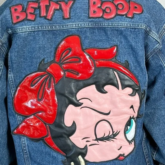 BOOP SET BAG COAT DENIM jacket and Crossbody bag by King Features 97 & 03 Gr… - Picture 7 of 16